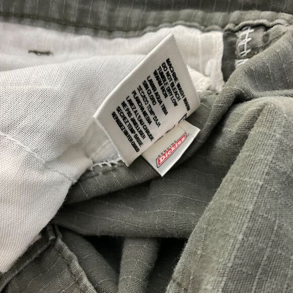 Genuine Dickies Ripstop Shorts Mens SIZE 40 Gray Loose Fit Multi-Use Pocket - Picture 6 of 10